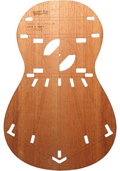 Gitar Vücut Şablonu 2mm Kalınlığı Ahşap Cnc Torres 2 Gitar Için Yapılan (Yurt Dışından) modelleri