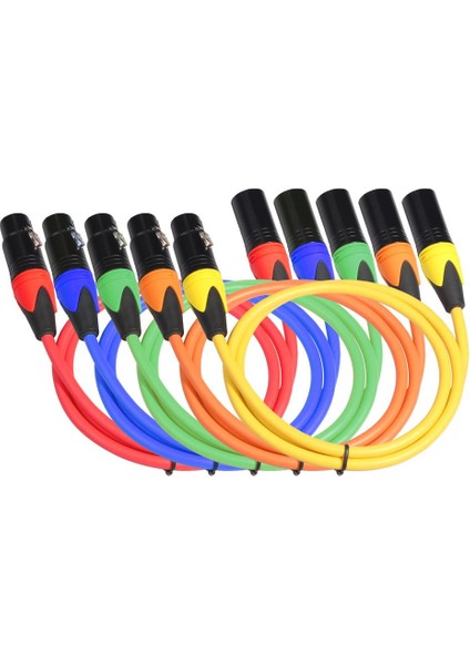 3ft Xlr Erkek - Kadın Mikrofon Kablosu Dengeli Ses Mikrofon Kabloları (Yurt Dışından)