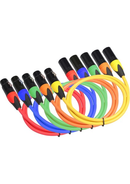3ft Xlr Erkek - Kadın Mikrofon Kablosu Dengeli Ses Mikrofon Kabloları (Yurt Dışından)