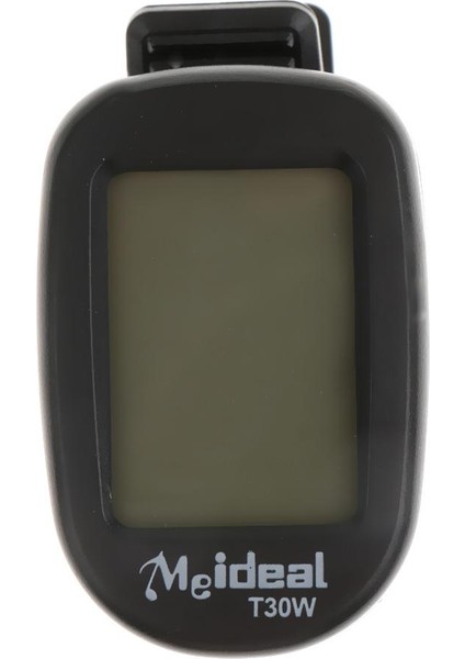 Gitar Bas Keman Ukulele Banjo Kromatik Tuner T30W LCD Yeni Siyah (Yurt Dışından)