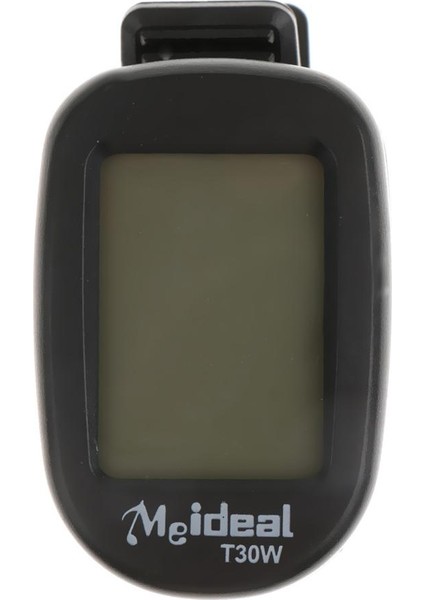 Gitar Bas Keman Ukulele Banjo Kromatik Tuner T30W LCD Yeni Siyah (Yurt Dışından)