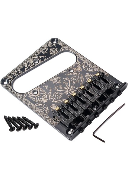 Gitar Plakası Sabit Premium Dayanıklı Köprü Elektro Gitar Köprüsü (Yurt Dışından)