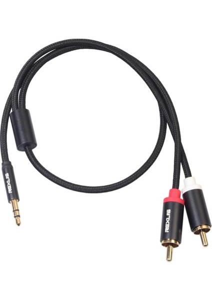 1pc 3,5 mm - Rca Y Strınter Kablo Stereo Subwoofer Tel 50 cm (Yurt Dışından) fiyatları