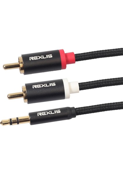 1pc 3,5 mm - Rca Y Strınter Kablo Stereo Subwoofer Tel 50 cm (Yurt Dışından) modelleri