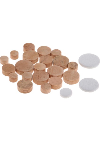 Pratik 20PCS Oboist Için 3 Adet Deri Pedlerle Obua Cork Paspaslar (Yurt Dışından) fırsatları