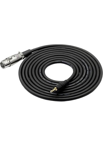 8.2inch Xlr Dişi - 3.5mm 1/8 "erkek Fiş Mikrofon Ses Kordosu Kablosu (Yurt Dışından)