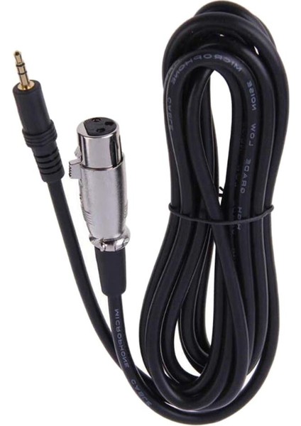 8.2inch Xlr Dişi - 3.5mm 1/8 "erkek Fiş Mikrofon Ses Kordosu Kablosu (Yurt Dışından)