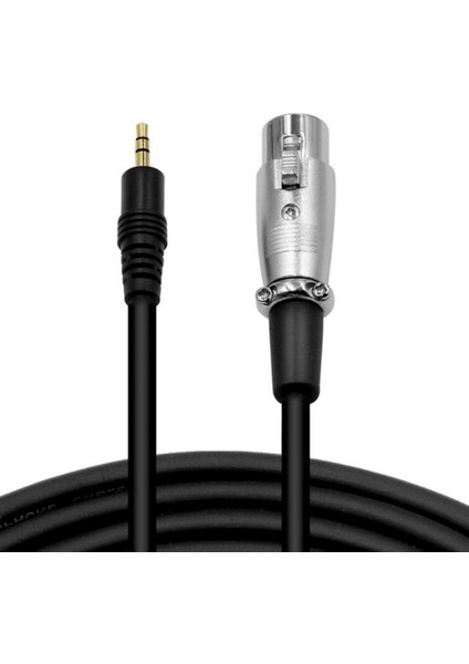 8.2inch Xlr Dişi - 3.5mm 1/8 "erkek Fiş Mikrofon Ses Kordosu Kablosu (Yurt Dışından)