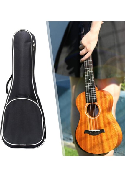 21/23/26 Inç Ukulele Çanta Enstrüman Aksesuarları Darbeye Dayanıklı Gig Çantası 27X70 cm (Yurt Dışından)