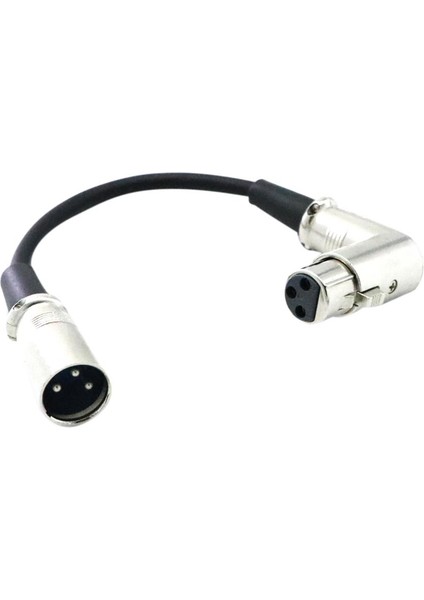 2 Pack Xlr Dik Açılı Dişi - Xlr Erkek Kablosu 7 '' Uzatma Kurşun Adaptörü (Yurt Dışından) fiyatları