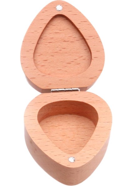 Ahşap Kalp Şeklinde Gitar Pick Plectrum Tutucu Kutusu Için 4 Adet Pick Tutun (Yurt Dışından) indirimleri