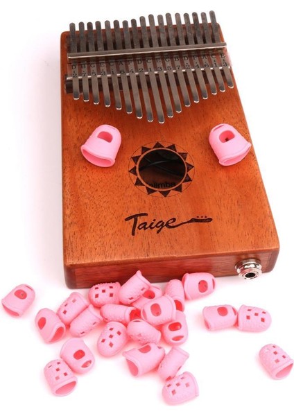 Kalimba Thumb Piano Tuning Aracı + Fingertip Koruyucular + Not Sticker + Pickup (Yurt Dışından)
