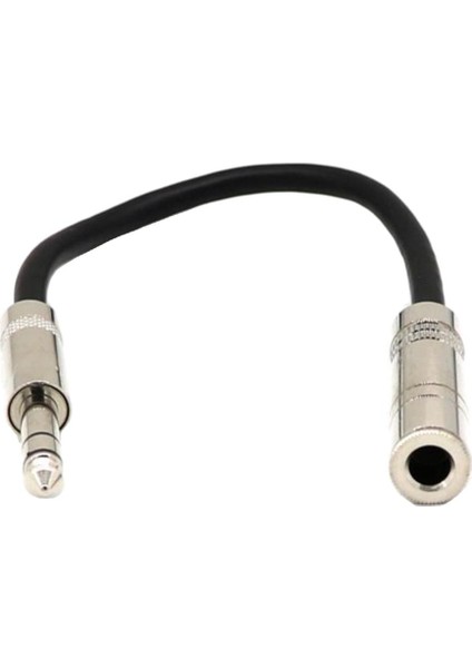 Profesyonel 6.35MM Stereo Kadından Erkek Ses Kablosu 20CM Adaptör Kablosu (Yurt Dışından)