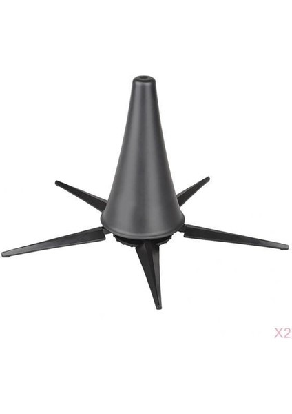 Klarnet Parçaları Aksesuarları Için 2 Katlanır Klarnet Stand Tutucu (Yurt Dışından)