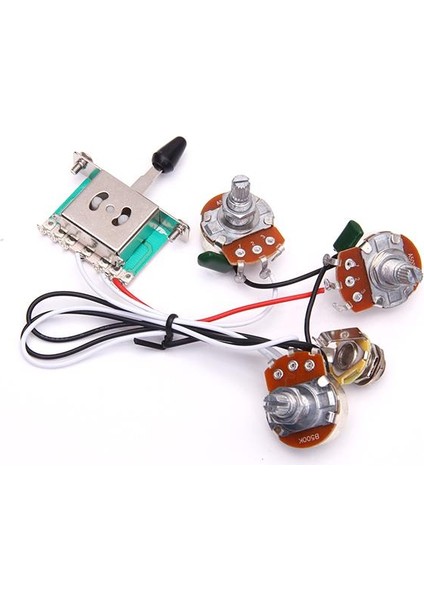 Yeni Gitar Kablo Demeti 1V2T 1 5 Yollu Geçiş Anahtarı Elektro Gitar Için Set (Yurt Dışından) fiyatları