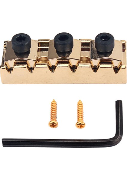 42MM Altın Kaplama Gitar Kilitleme Somun Dize Kilit Parçaları Allen Anahtarı ile (Yurt Dışından)