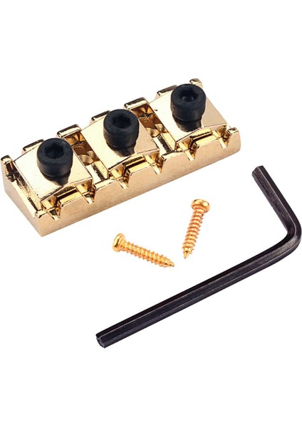 42MM Altın Kaplama Gitar Kilitleme Somun Dize Kilit Parçaları Allen Anahtarı ile (Yurt Dışından)