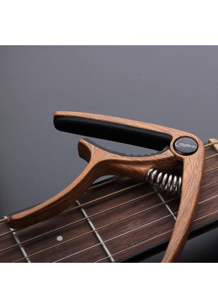 Akustik Halk Elektro Gitar Capo Tuner Hızlı Değişim Anahtar Klip Alaşımlı Karanlık (Yurt Dışından) modelleri