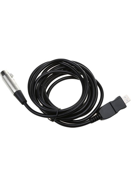 USB Erkek - 3 Pin Xlr Kadın Mikrofon Mikrofon Stüdyosu Ses Bağlantı Kablosu (Yurt Dışından) fiyatları