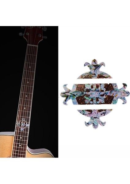 Gitar Klavye Işaretleyiciler Çıkartmaları Çıkartmalar Shell Kakma Gitar Dekorasyon (Yurt Dışından) fiyatları
