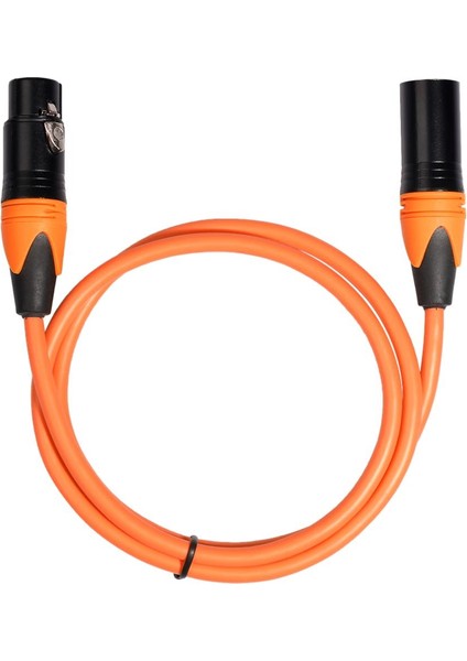 1m Mikrofon Mikrofon 3 Pin Erkekten Dişi Fişler Xlr Yama Ses Kablosu (Yurt Dışından)