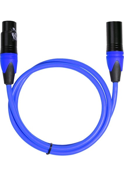 1m Mikrofon Mikrofon 3 Pin Erkekten Dişi Fişler Xlr Yama Ses Kablosu (Yurt Dışından)