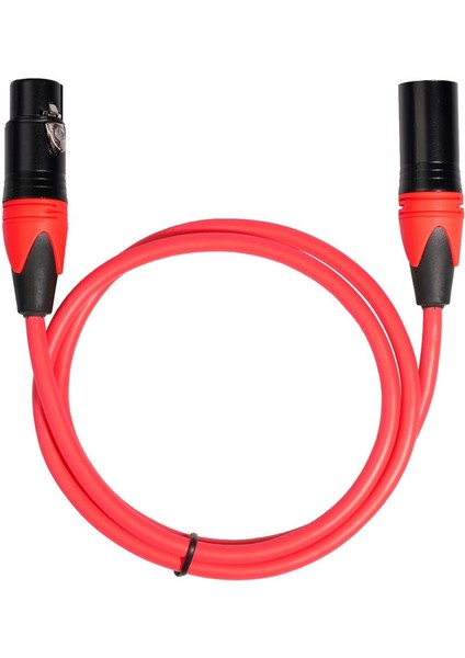 1m Mikrofon Mikrofon 3 Pin Erkekten Dişi Fişler Xlr Yama Ses Kablosu (Yurt Dışından)