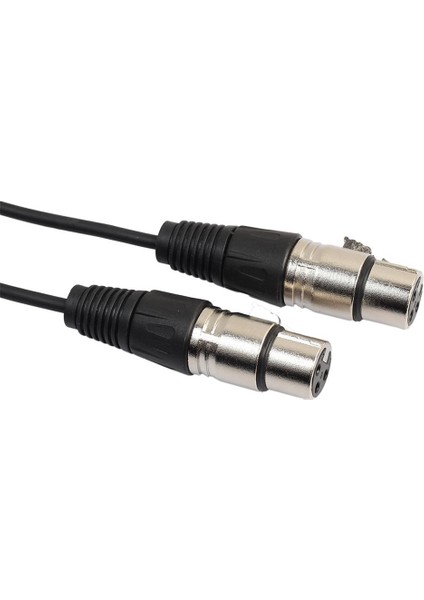 Xlr Yama Kablosu Erkek To 2 Dişi Ses Mikrofonu Y Ayırıcı Adaptörü 1 Feet (Yurt Dışından)