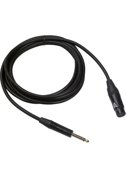 Mikrofon Kablosu - Xlr Dişi - Kriko 6.35 / 6.5 mm (1/4 '') Erkek Fiş 3 Metre (Yurt Dışından)