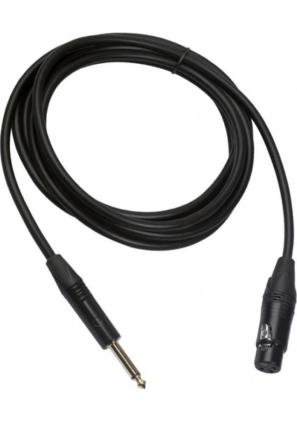 Mikrofon Kablosu - Xlr Dişi - Kriko 6.35 / 6.5 mm (1/4 '') Erkek Fiş 3 Metre (Yurt Dışından)