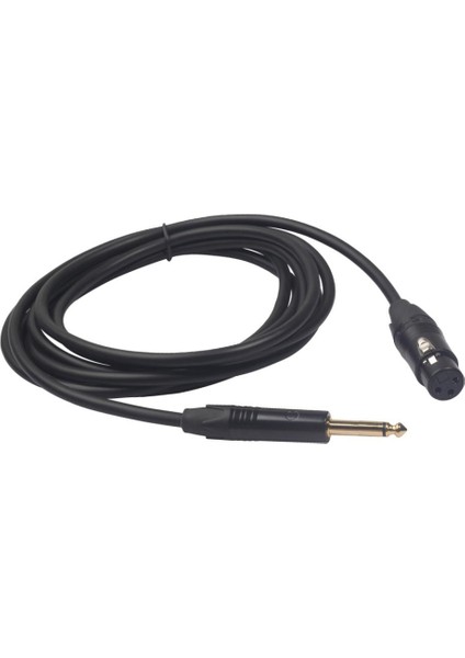 Mikrofon Kablosu - Xlr Dişi - Kriko 6.35 / 6.5 mm (1/4 '') Erkek Fiş 3 Metre (Yurt Dışından)