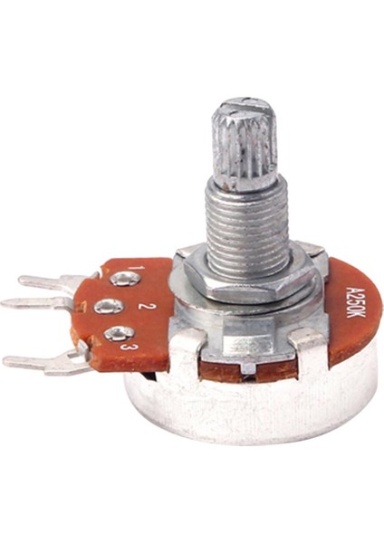 10X A250K Gitar Potansiyometre Amp Tencere Elektro Gitar Için 18MM Bölünmüş Mil (Yurt Dışından) fiyatları
