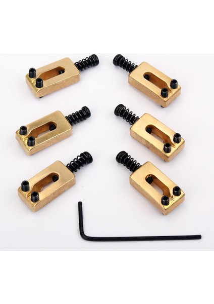 Elektro Gitar Için 6x Altın Rulo Eyer Köprü (Yurt Dışından) fiyatları