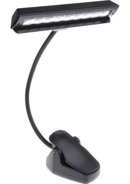 9 LED Müzik Stand Kelepçe Işık Lambası Okuma Işık Esnek Taşınabilir (Yurt Dışından)