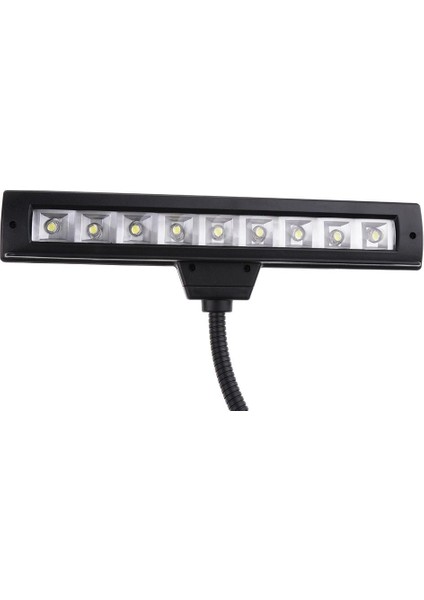 9 LED Müzik Stand Kelepçe Işık Lambası Okuma Işık Esnek Taşınabilir (Yurt Dışından)