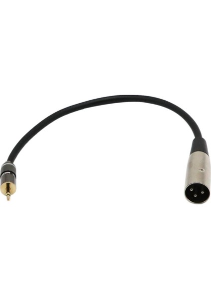 3,5mm 1/8 "stereo - Xlr Erkek 3 Pin Adaptör Yakın Mikrofon Kablo Kablosu (Yurt Dışından)