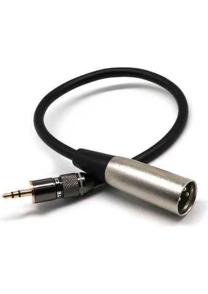 3,5mm 1/8 "stereo - Xlr Erkek 3 Pin Adaptör Yakın Mikrofon Kablo Kablosu (Yurt Dışından)