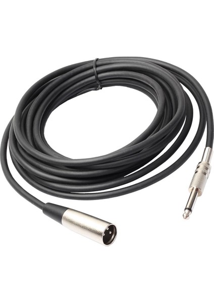 2pcs Xlr 3 Pimli ERKEK-6.35MM 1/4 "mono Korumalı Fiş Mikrofon Kablosu 10FT (Yurt Dışından)