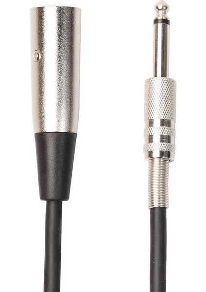 2pcs Xlr 3 Pimli ERKEK-6.35MM 1/4 "mono Korumalı Fiş Mikrofon Kablosu 10FT (Yurt Dışından)