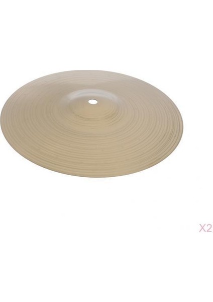 2pcs 10 "profesyonel Pirinç Çarpışma Zil Caz Davul Kiti Değiştirme Aksesuar (Yurt Dışından)