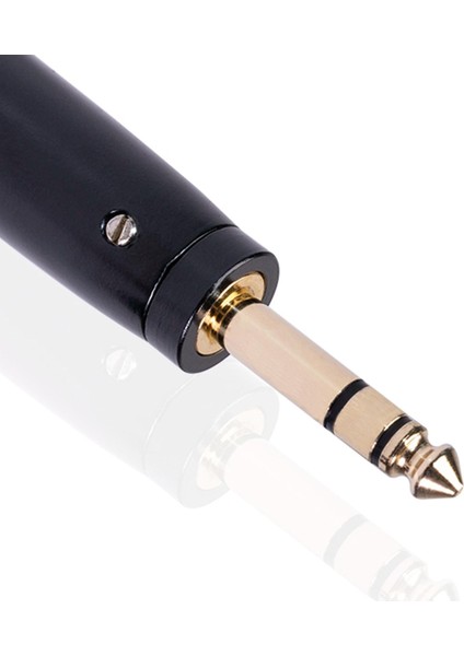 2pcs Çinko Alaşım Trs Soket Stereo Mikrofon Mikrofon Ses Kablosu Kordon Adaptörü (Yurt Dışından)