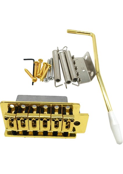 6 Strings Gitar Köprüsü Üst Yük Için St Gitar Çinko Alaşım Parçaları Güçlü Altın (Yurt Dışından) indirimleri