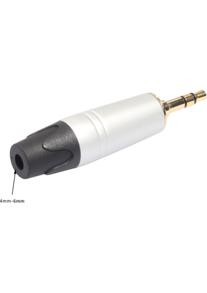 Mikrofon Için Dıy Ses Lehimleme Için 3,5 mm Stereo Fiş Erkek Konnektörü (Yurt Dışından)