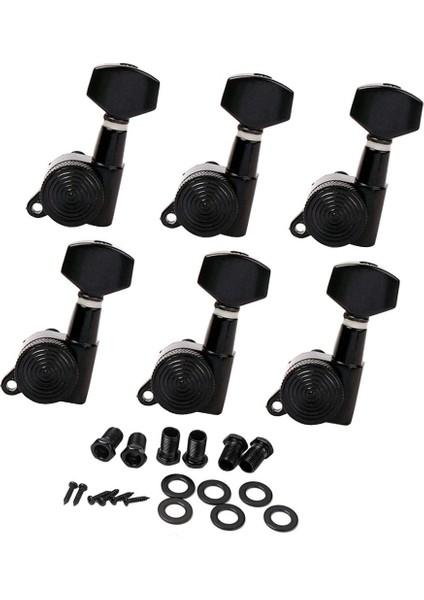 Metal 6l Otomatik Kilitleme Tuner Gitar Pegs Gitar Parçaları Için Küçük Kolu Kafası (Yurt Dışından)