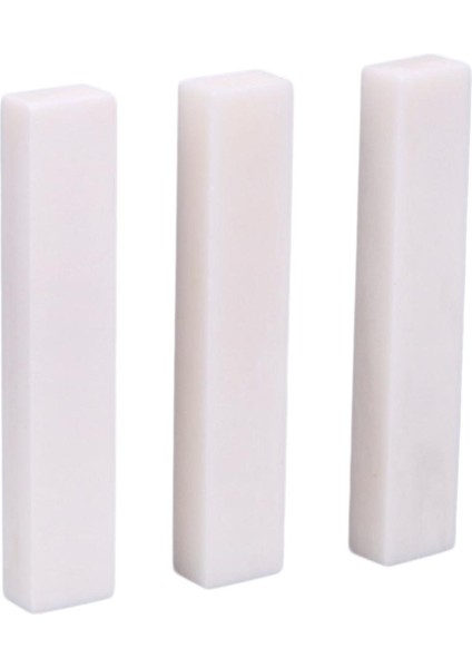 Dıy 3 Adet Buffalo Kemik Köprüsü Somunlar Boş 52X6X10MM Akustik Halk Gitar Için (Yurt Dışından)