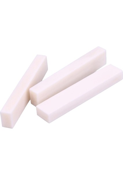 Dıy 3 Adet Buffalo Kemik Köprüsü Somunlar Boş 52X6X10MM Akustik Halk Gitar Için (Yurt Dışından)