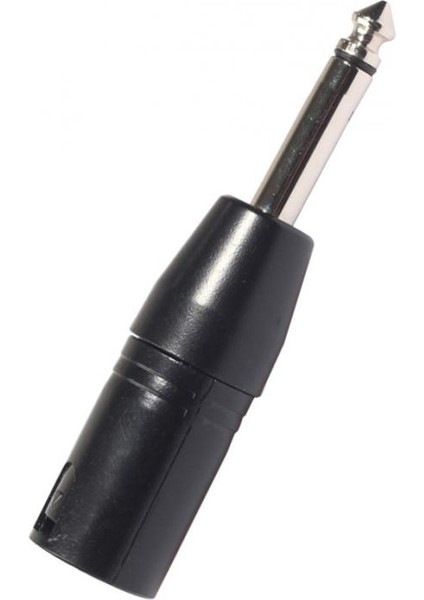 3 Pin Xlr Erkek 6.35MM Erkek Mono Adaptör Mikrofonuna (Yurt Dışından)