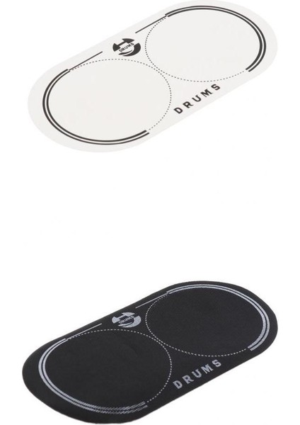 Drumheads Perküsyon Enstrüman Koruyucu Araçlar Için 2x Çift Bas Davul Yaması (Yurt Dışından) fiyatları