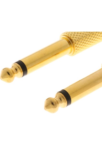 2x 6.35MM 1/4 "jack - Rca Fiş Ses Adaptörü Kablo Dönüştürücü Konnektörü (Yurt Dışından)