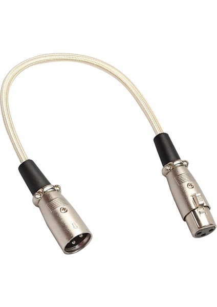 Xlr Mikrofon Kablo Stereo Erkek Ila Kadın Uzatma Kablosu Hoparlör Için 30 cm (Yurt Dışından)